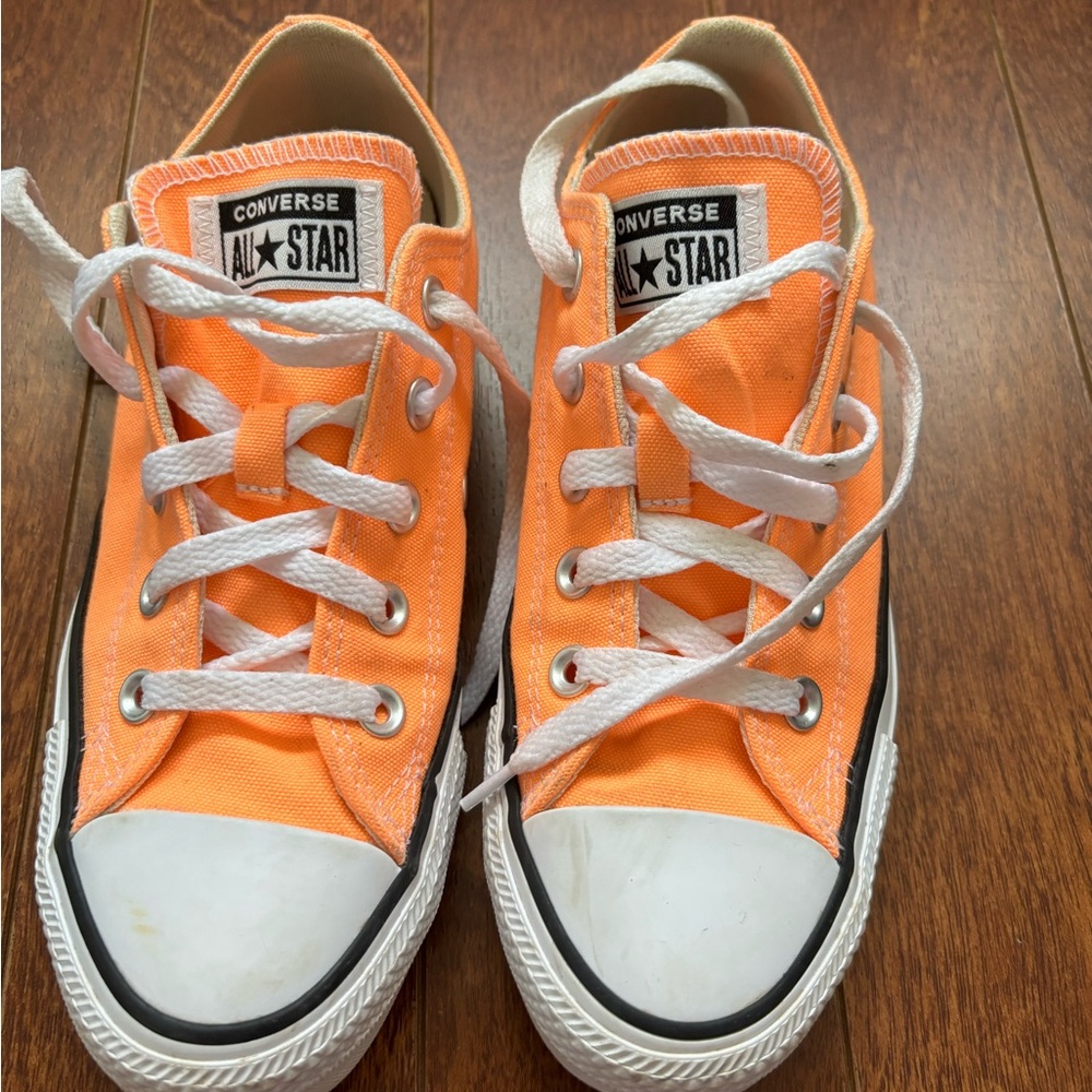 EUC Converse All Star Orange Sneakers